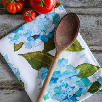 Hydrangea Tea Towel