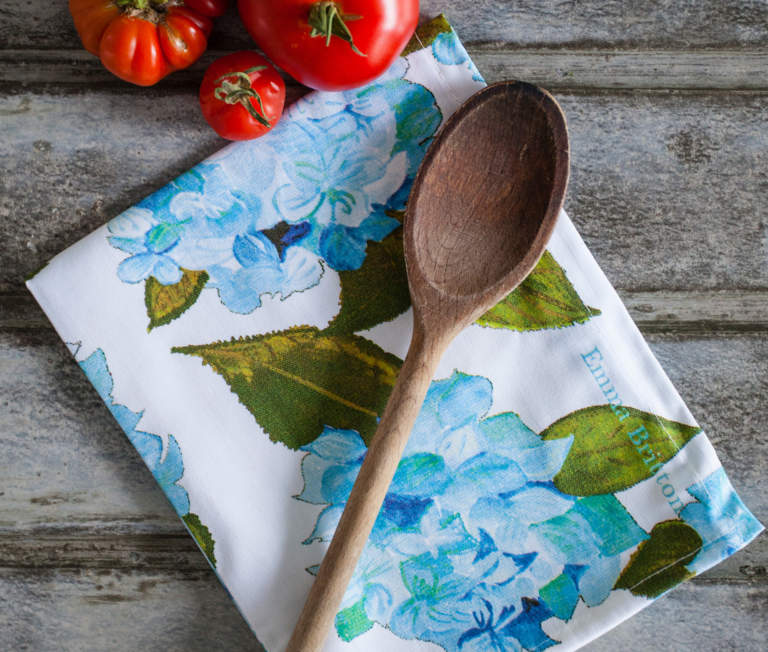 Hydrangea Tea Towel