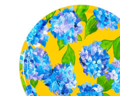 Blue hydrangea tray from Emma Britton splashbacks