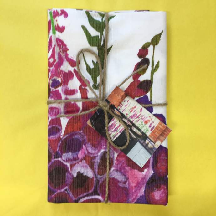 Foxglove-tea-towel