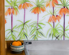 Sunset Sink Splashback - Emma Britton Decorative Glass Designer Glass Splashbacks