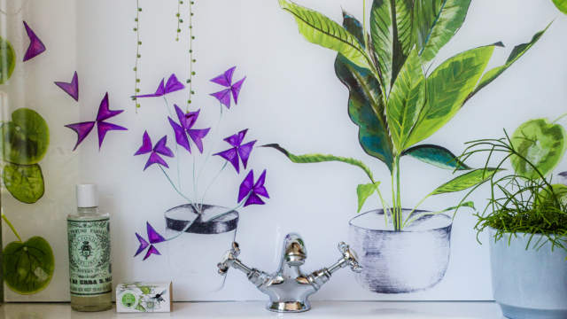 Emma Britton Plant Life in White featuring house plants