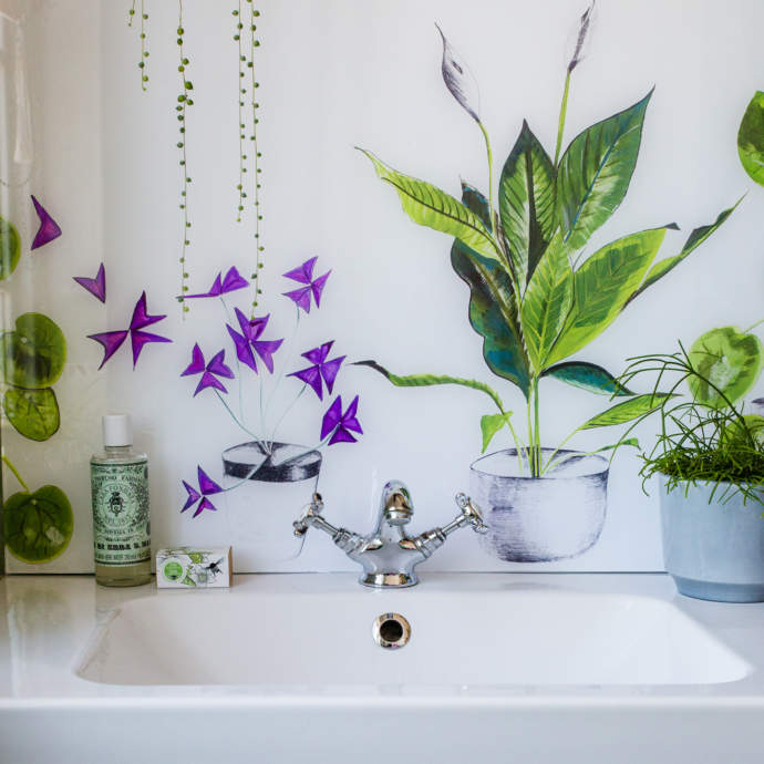 Emma Britton Plant Life in White featuring house plants