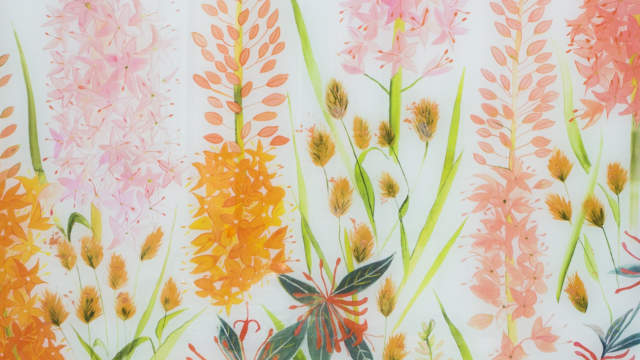Rain Garden Splashback for Bathrooms