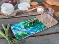 Emma Britton Decorative Glass Designer - Silver Birch Tumbler Gardener's Tray Small