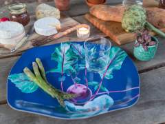 Emma Britton Decorative Glass Designer - Silver Birch Tumbler Gardener's Tray Large