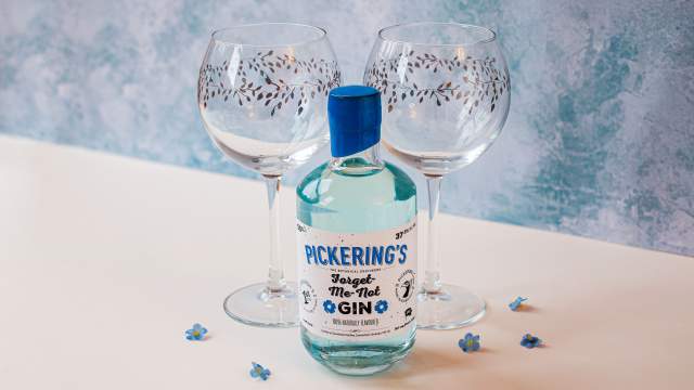 Pickering's Gin and Emma Britton Silver Birch Gin Glasses
