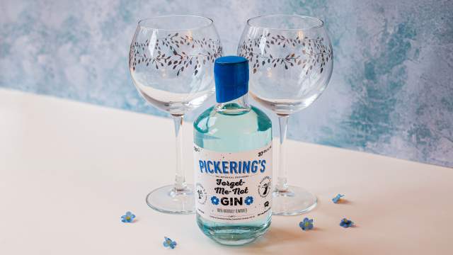 Pickering's Gin and Emma Britton Silver Birch Gin Glasses