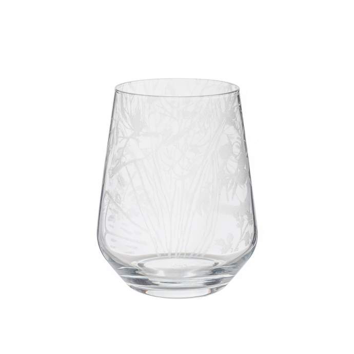 Emma Britton Decorative Glass Designer Etched Glass Gin Tumbler