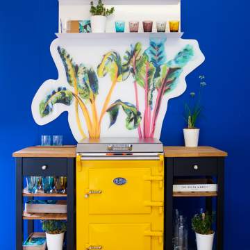 Emma Britton Decorative Glass Designer - HomegGrown Collection - Bright Lights Splashback