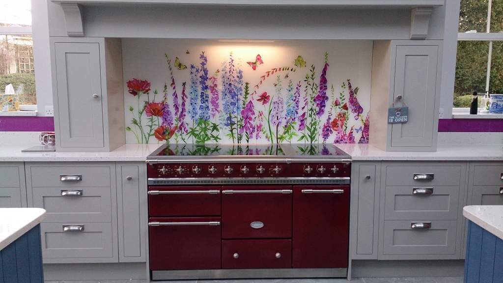 Emma Britton Decorative Glass Designer - Bespoke Splashback Norfolk - Country Kitchens