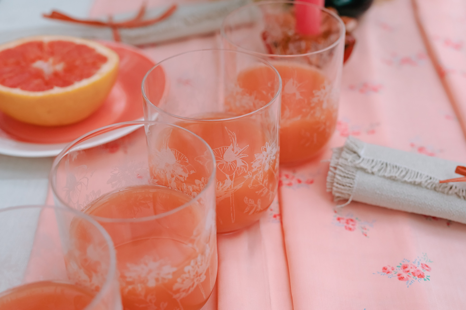 Emma Britton Set of 4 Crystal Glass Tumblers