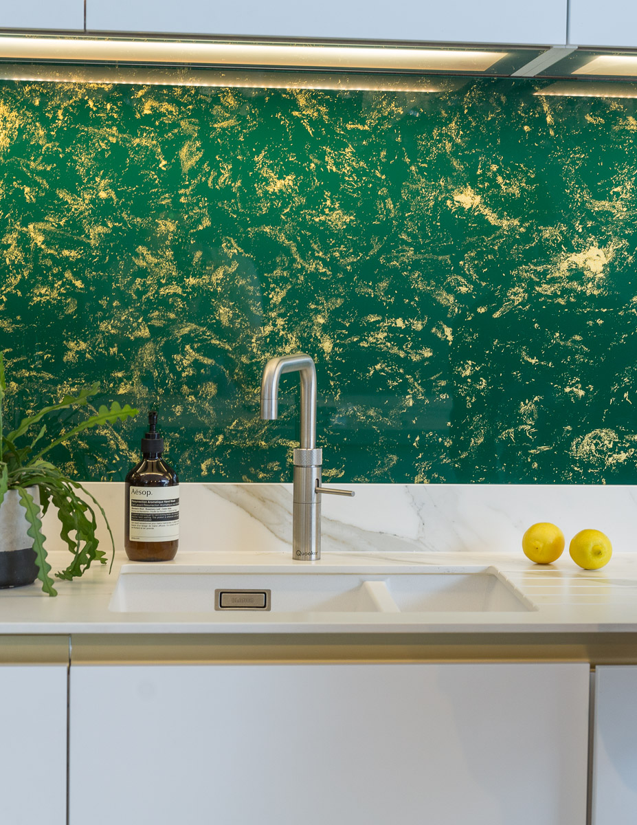 Decadent Green Splashback - Emma Britton Heritage Luxe Collection