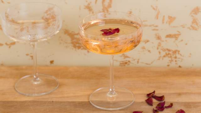 Emma Britton Exotic Floral Coupe Glassware - Coupe Cocktail