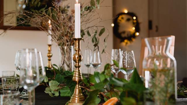 Emma Britton Decorative Glass Designer - Silver Birch Glassware - Christmas Tablescaping