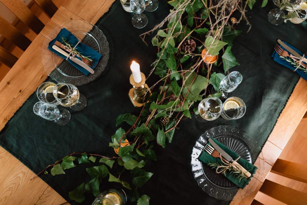 Emma Britton Decorative Glass Designer - Silver Birch Glassware - Christmas Tablescaping