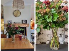 How to arrange a seasonal vase - Emma Britton Silver Birch Vase