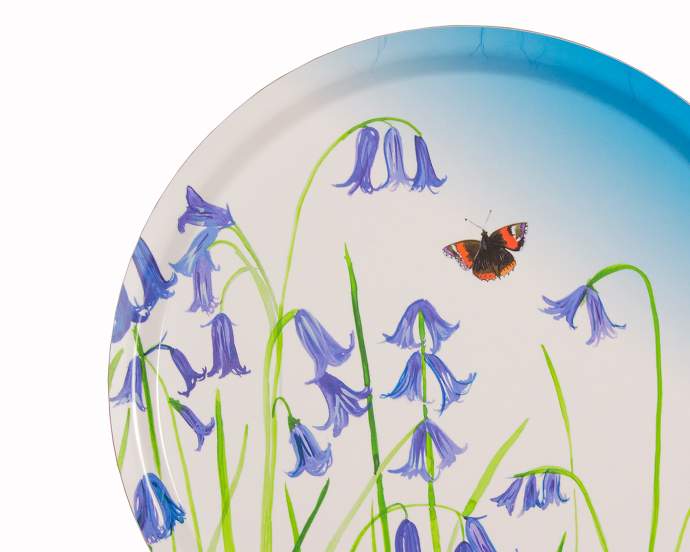 Emma-Britton-Bluebell-Butterfly-Round-Tray