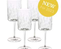 Exotic-floral-white-wine-etched-glasses-set-of-four