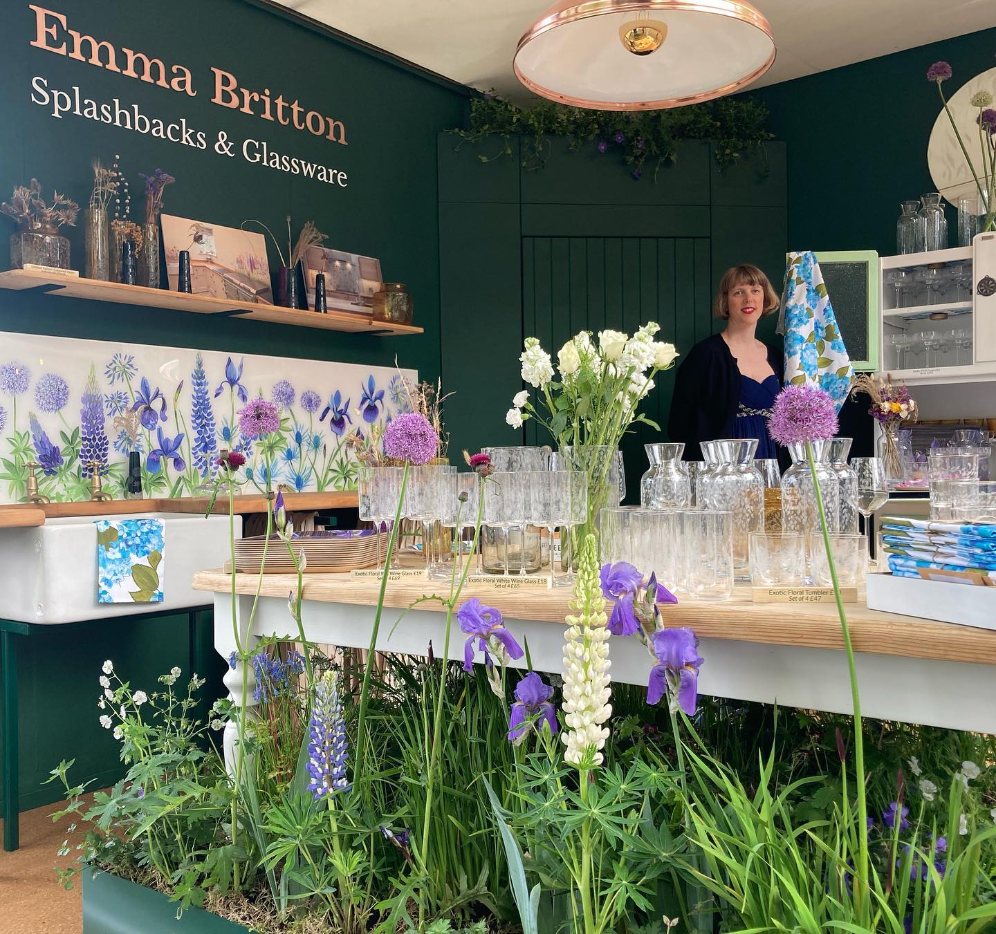 Emma Britton RHS Chelsea Flower Show 2023 Country Garden Splashback