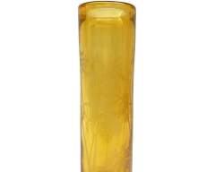 Emma-Britton-amber-vase-agapanthus-iris-pattern