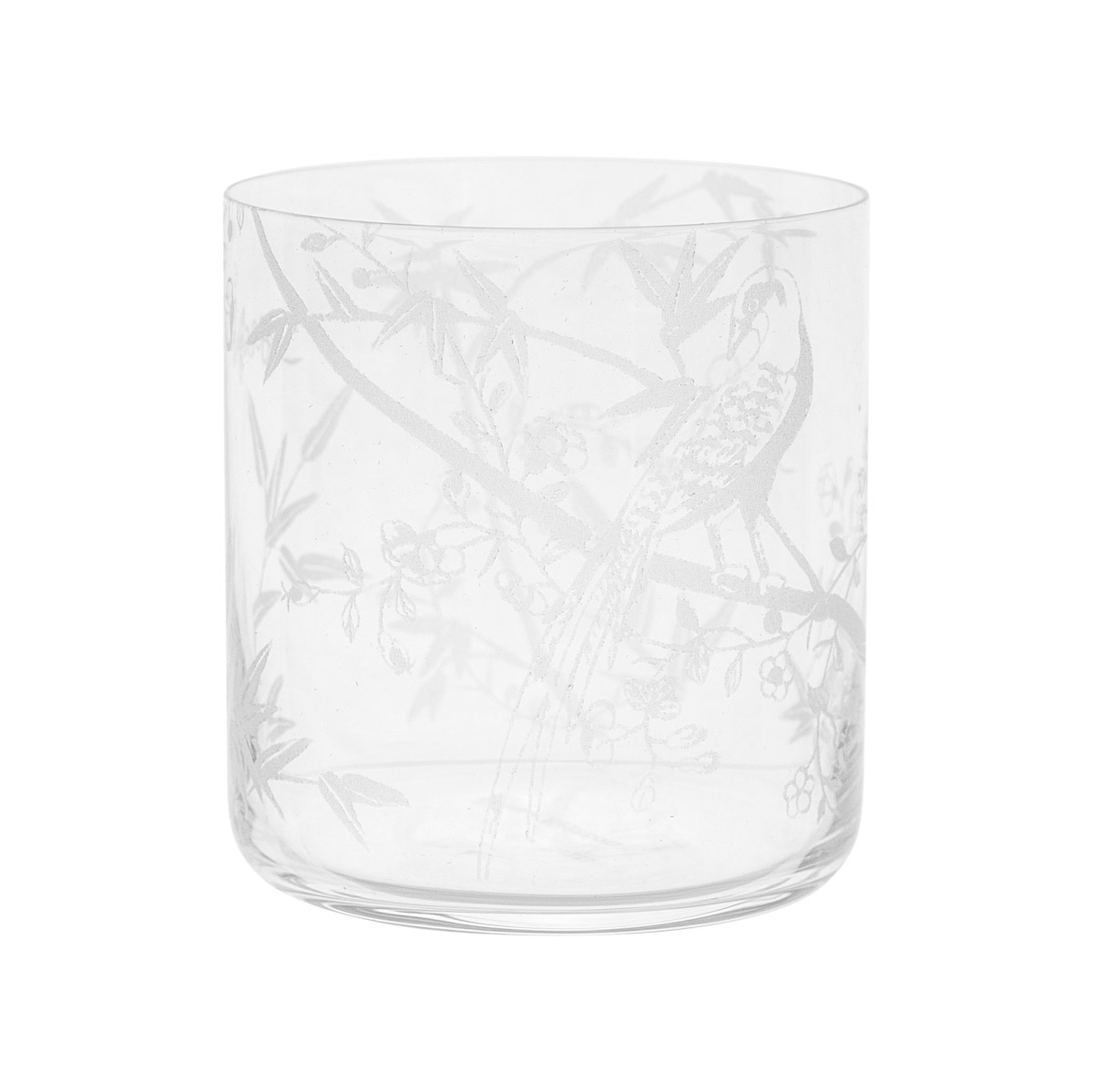 Emma-Britton-Decorative-Glassware-Crystal-Tumbler-Chinese-Wallpaper-Pattern
