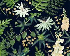 Woodland Splashback Moonlight Fern Statement Emma Britton Decorative Glass Designer Splashback