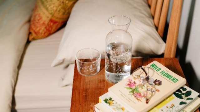 How to sleep better on summer nights - Emma Britton Silver Birch Carafe & Glass Set