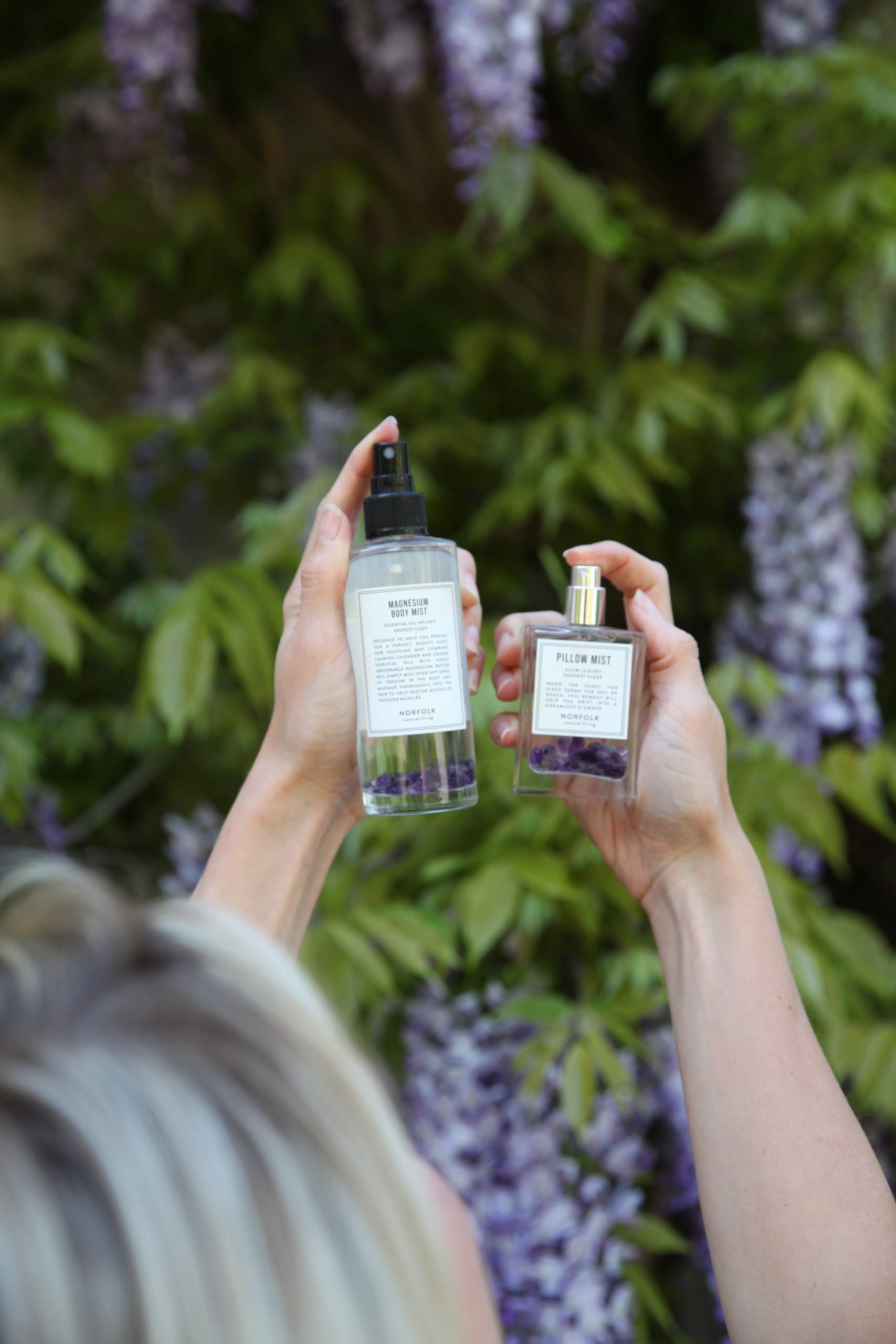 How to sleep better in summer for Emma Britton Decorative Glass Designer - Norfolk Natural Living Magnesium Mist