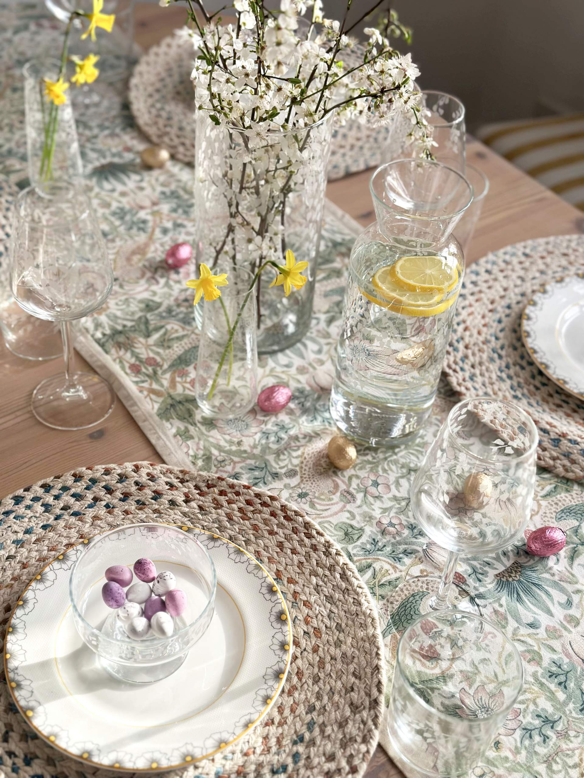 Emma-Britton-Easter-Table-Setting-with-Silver-Birch-Glassware
