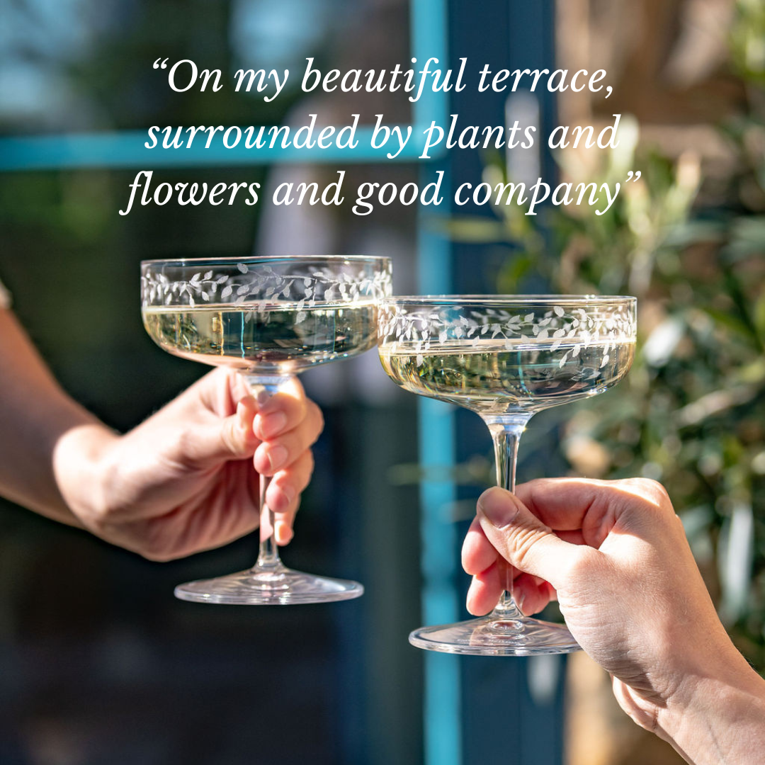Emma Britton Silver Birch Champagne Coupes Set of 2
