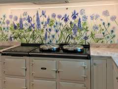 Emma Britton AGA Splashback Idea Country Garden design
