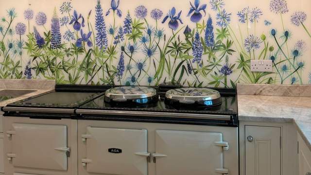 Emma Britton AGA Splashback Idea Country Garden design