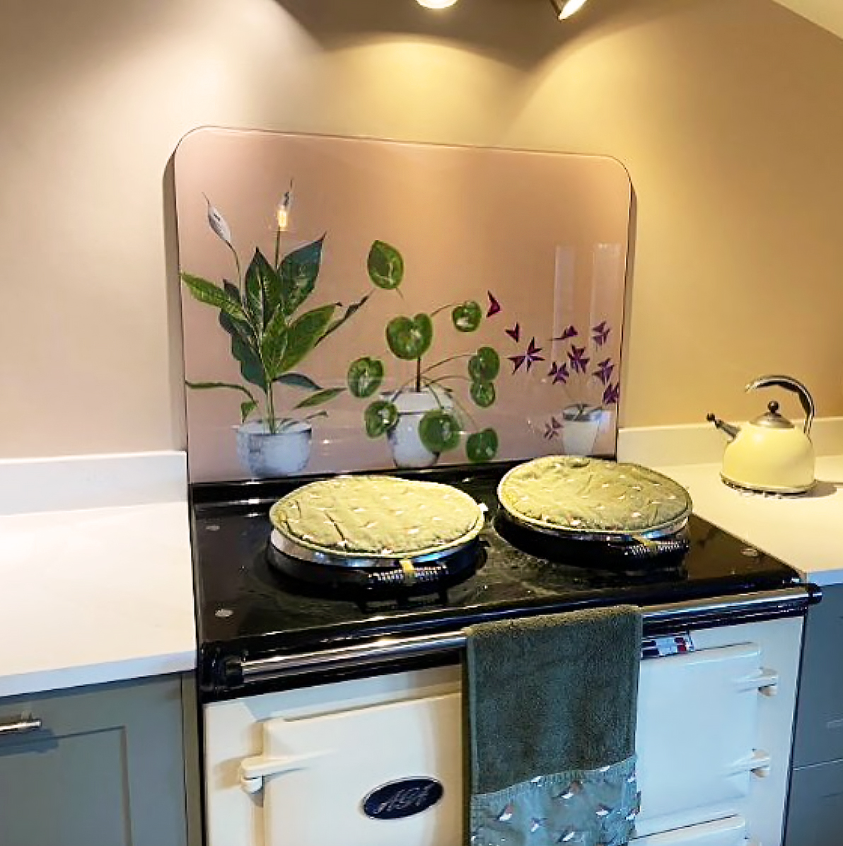 Emma Britton Plant Life in Blush Splashback Design