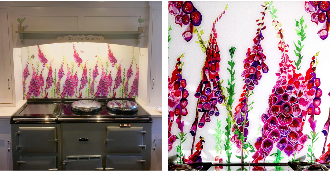 Emma Britton Foxglove AGA Splashback Design